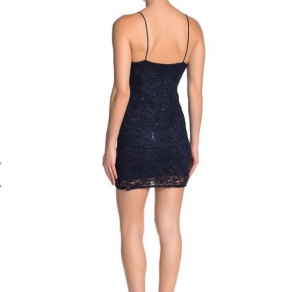 Love...Ady Sequin Lace Party Dress NWT - Picture 4 of 9